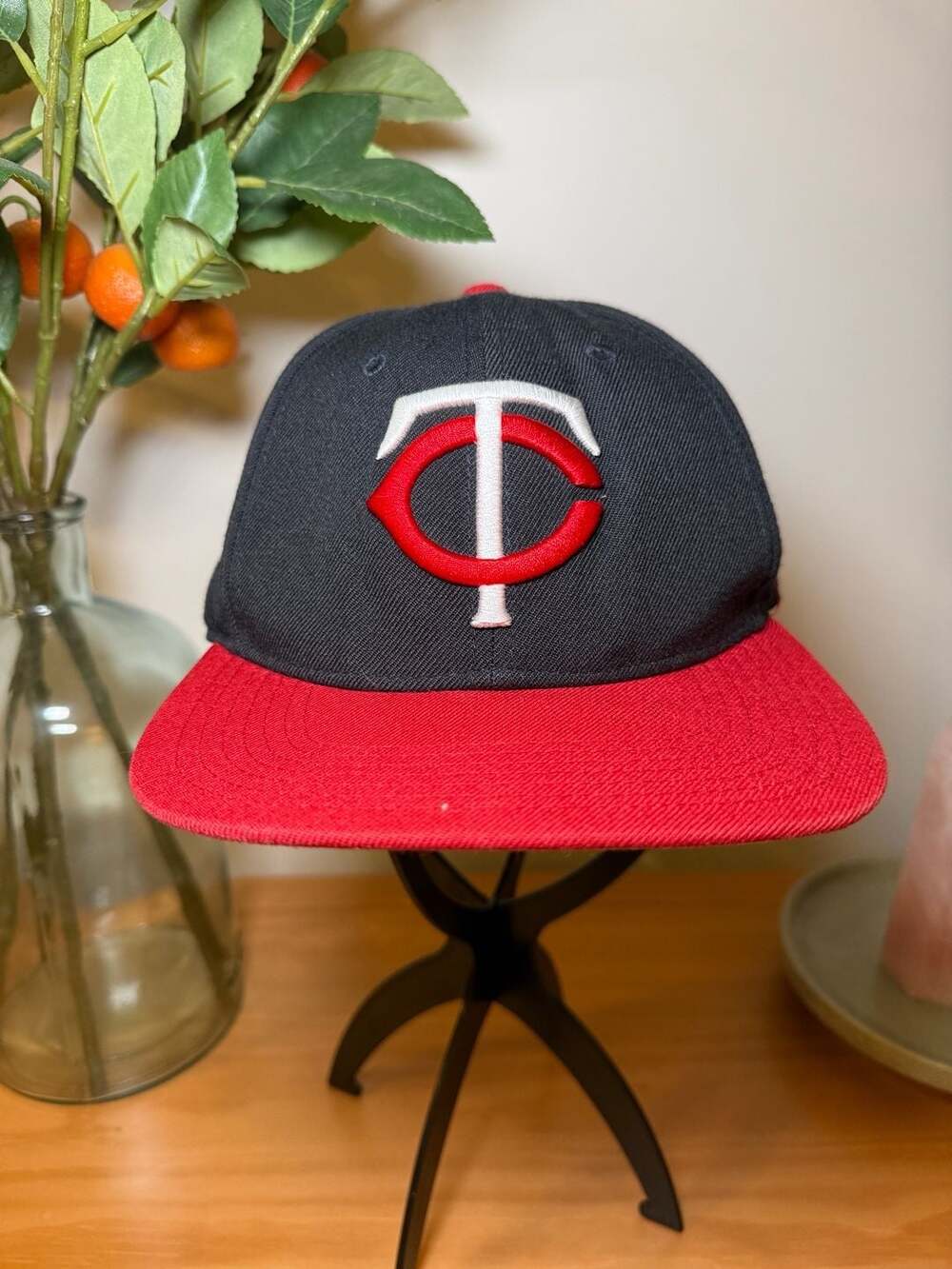 47 Brand Minnesota Twins Baseball Cap One Size Black Red Snapback